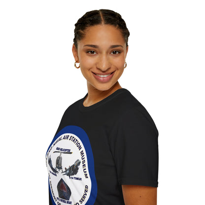 DNASM Student Art Navy Frame Darker colors Unisex T-Shirt by theGreenDragonTavern.shop