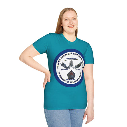 DNASM Student Art Navy Frame Darker colors Unisex T-Shirt by theGreenDragonTavern.shop