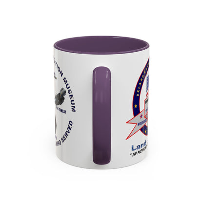 DNASM 2-sided, Founding & Student Art White Accent Mug by theGreenDragonTavern.shop