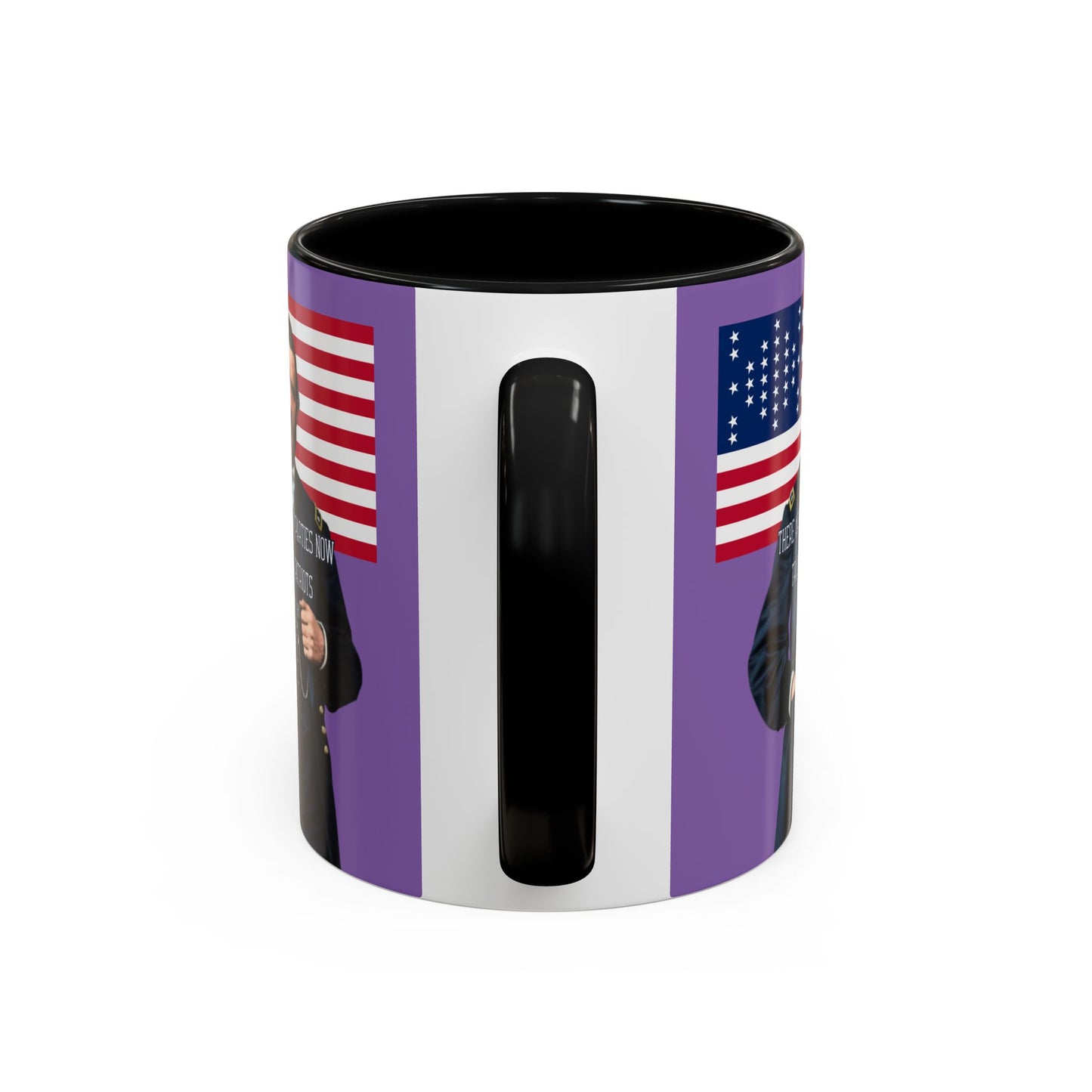 "Traitors and Patriots" Ulysses Grant Light Purple Accent Mug by theGreenDragonTavern.shop