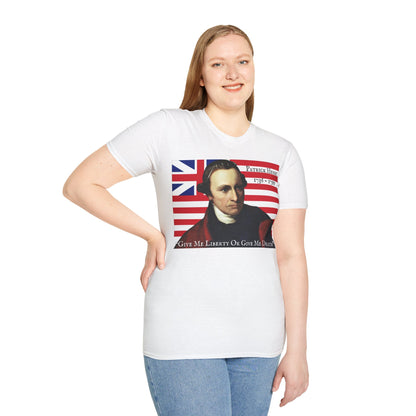 Patrick Henry Light colors Unisex T-Shirt by theGreenDragonTavern.shop
