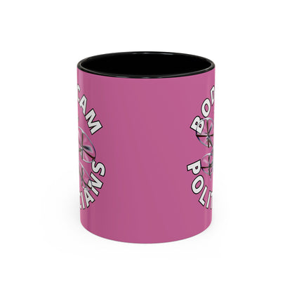 Bodycam the Politicians Drone Pink Accent Mug by theGreenDragonTavern.shop