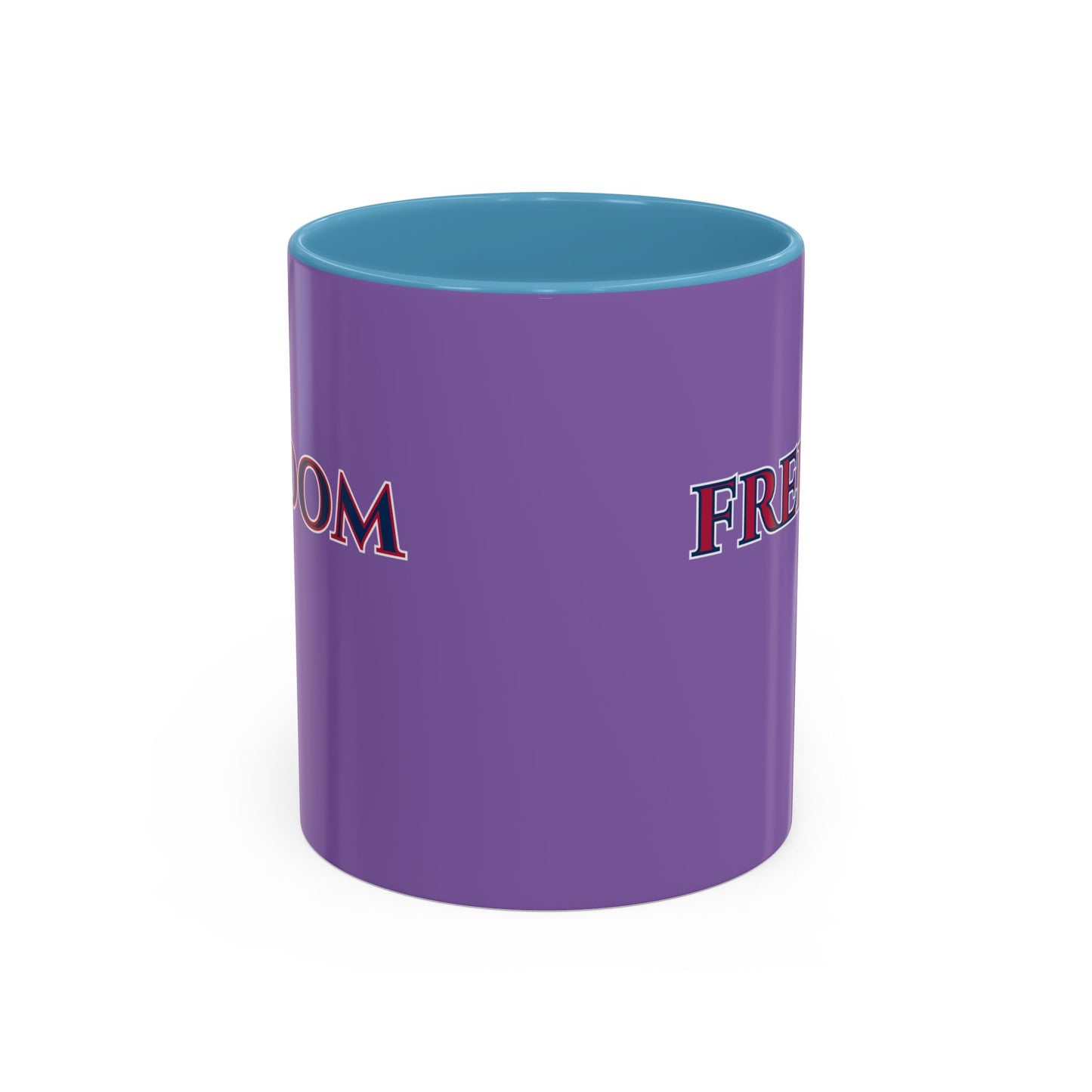 Freedom, Light Purple Accent Mug by theGreenDragonTavern.shop