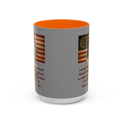 Deborah Sampson, America's Mulan Grey Accent Mug by theGreenDragonTavern.shop