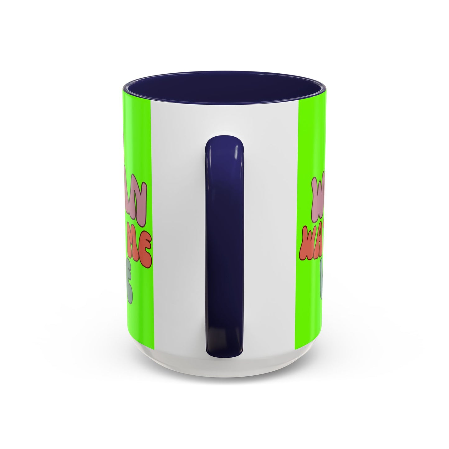 I Am Woman Watch Me Vote Light Green Accent Mug by theGreenDragonTavern.shop