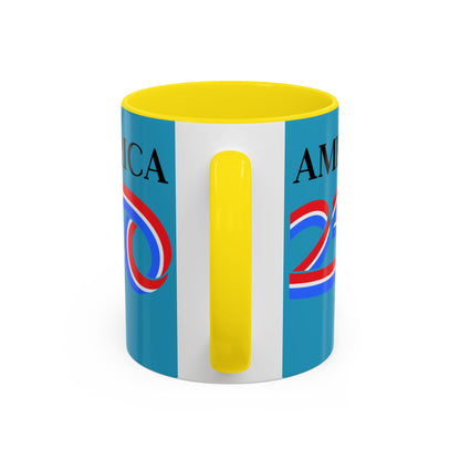 America 250 Turquoise Accent Mug by theGreenDragonTavern.shop