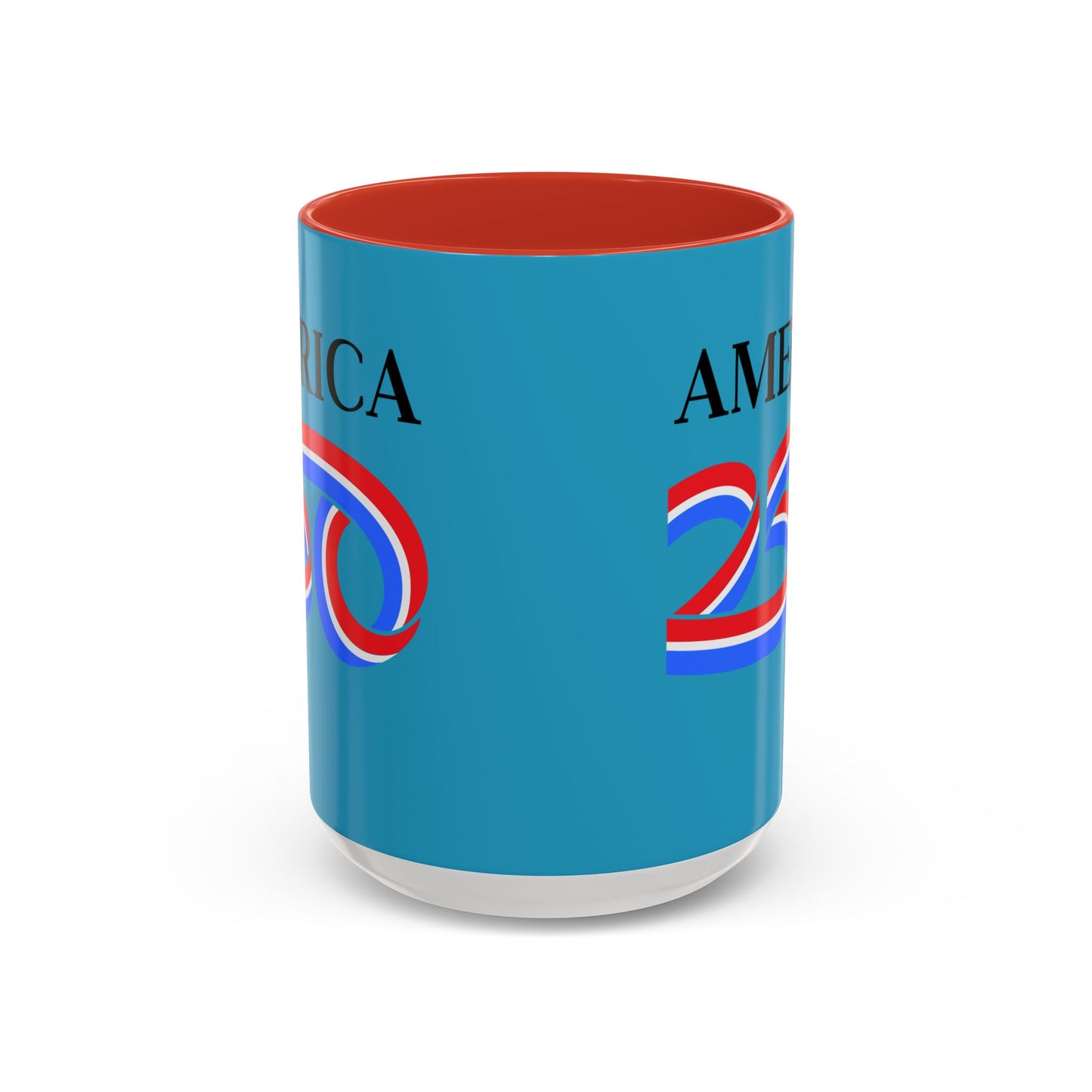 America 250 Turquoise Accent Mug by theGreenDragonTavern.shop
