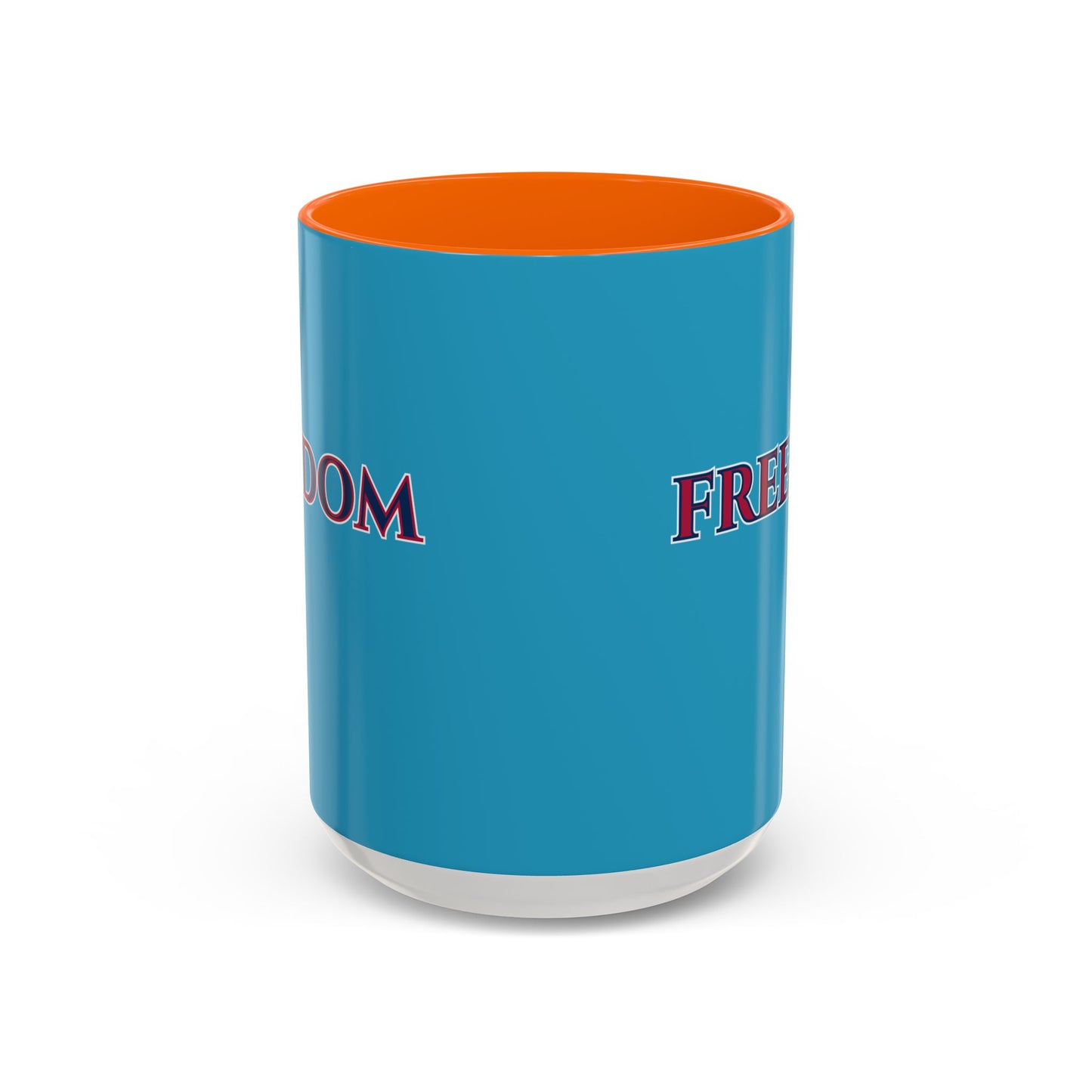 Freedom, Turquoise Accent Mug by theGreenDragonTavern.shop