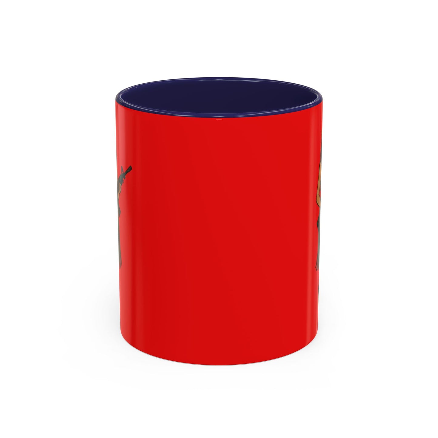 Hula Girl Packin' Heat Red Accent Mug by theGreenDragonTavern.shop
