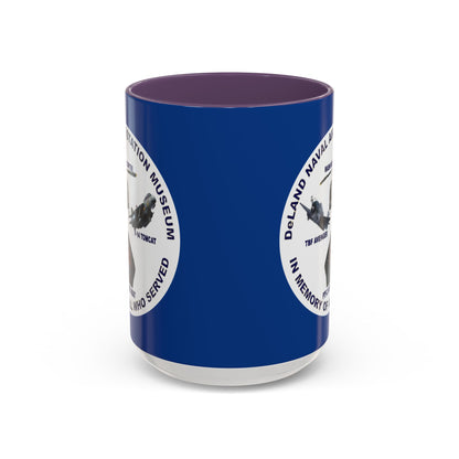 DNASM Student Art Blue Accent Mug by theGreenDragonTavern.shop