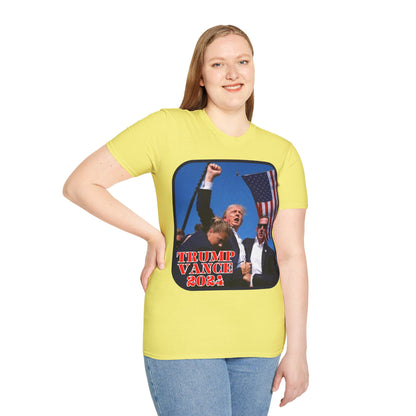 Trump and Vance 2024 Light colors Unisex T-Shirt by theGreenDragonTavern.shop