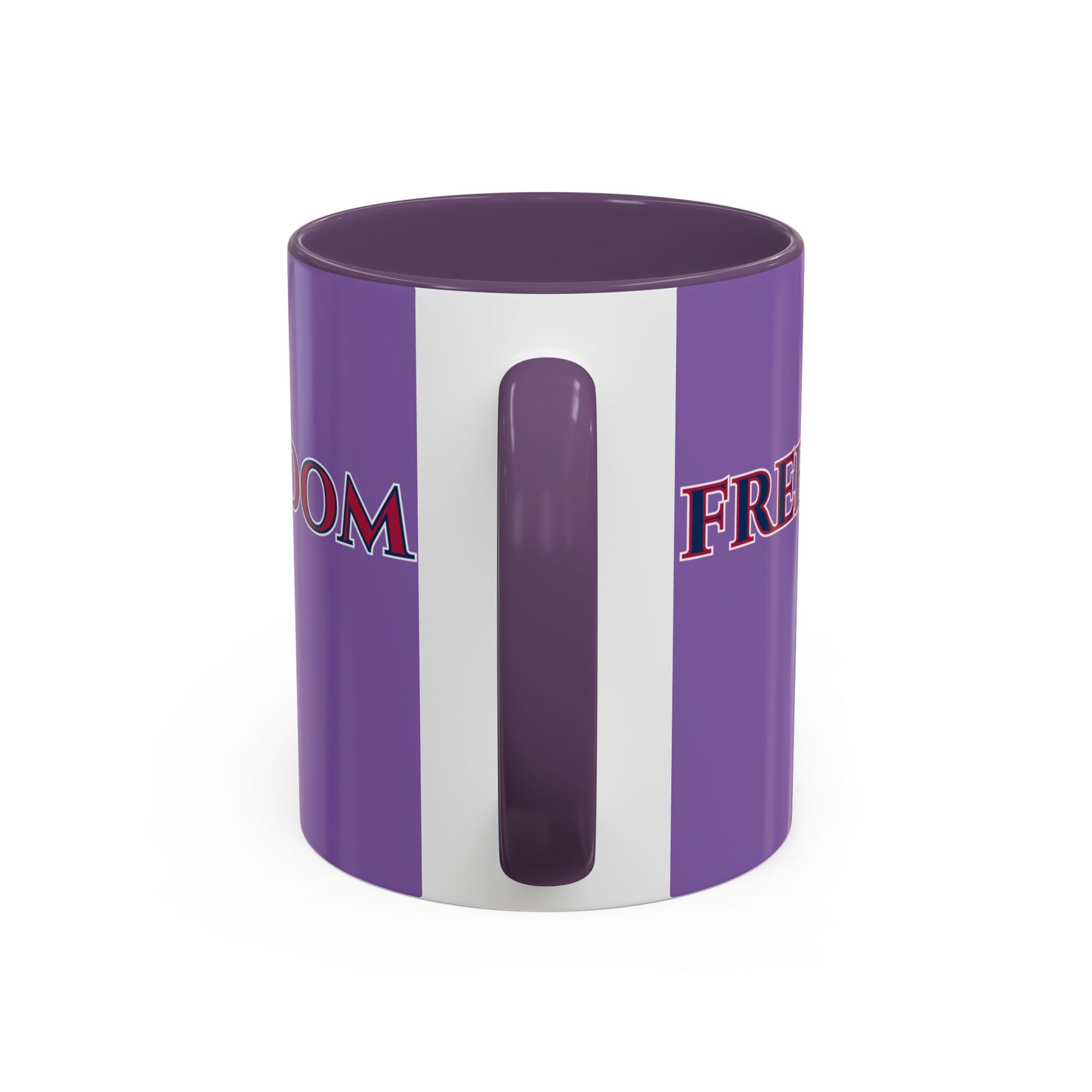 Freedom, Light Purple Accent Mug by theGreenDragonTavern.shop