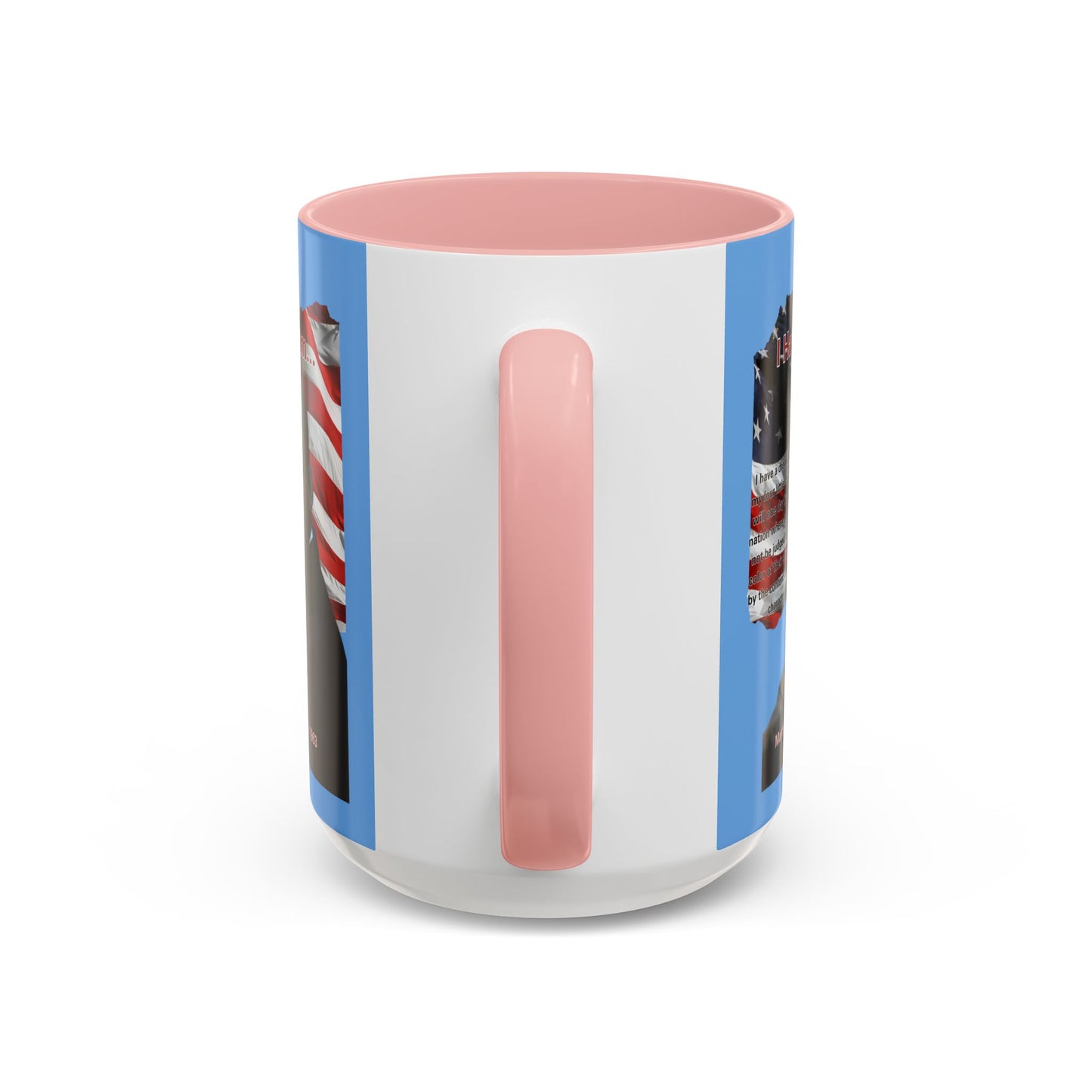 "I Have a Dream" MLKJr Blue Accent Mug by theGreenDragonTavern.shop