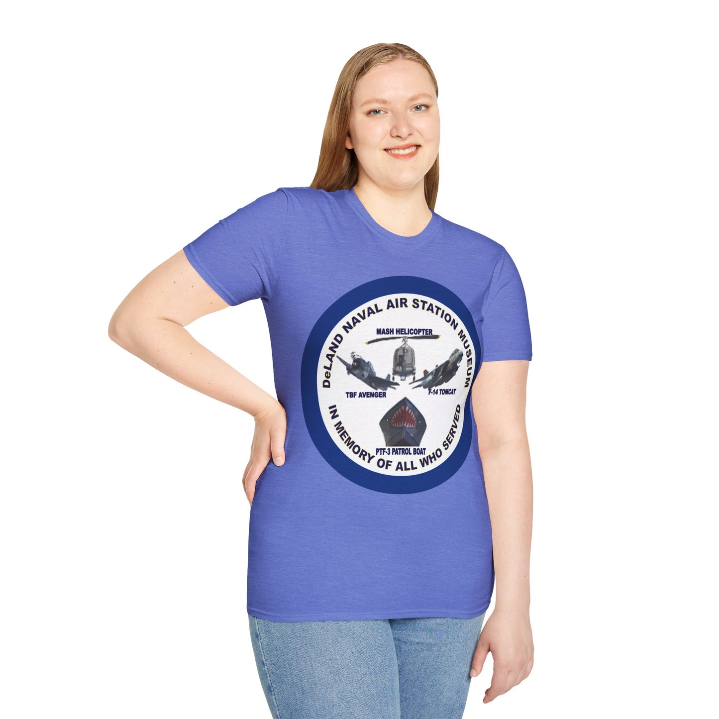 DNASM Student Art Navy Frame Lighter colors Unisex T-Shirt by theGreenDragonTavern.shop