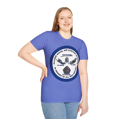 DNASM Student Art Navy Frame Lighter colors Unisex T-Shirt by theGreenDragonTavern.shop