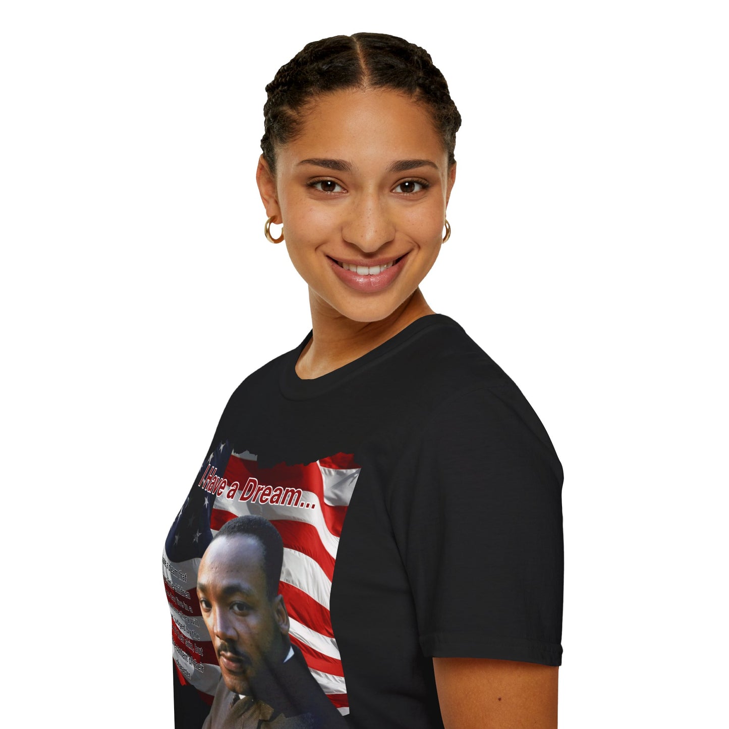 "I Have a Dream" MLKJr Dark colors Unisex T-Shirt by theGreenDragonTavern.shop