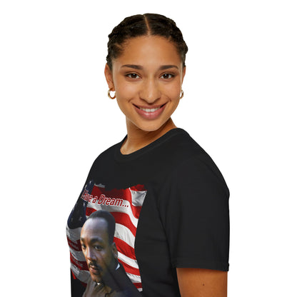 "I Have a Dream" MLKJr Dark colors Unisex T-Shirt by theGreenDragonTavern.shop