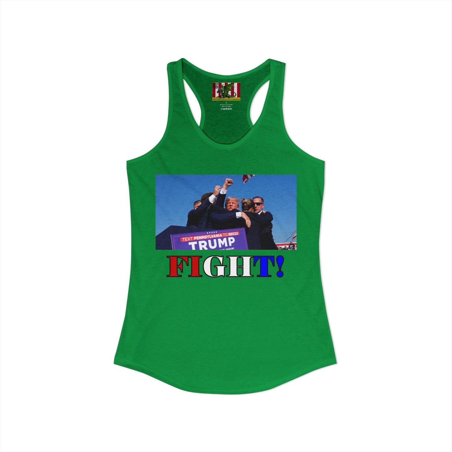 Fight! Women's Racerback Tank Top by theGreenDragonTavern.shop