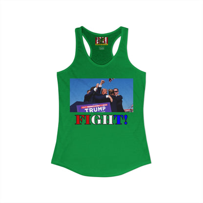 Fight! Women's Racerback Tank Top by theGreenDragonTavern.shop