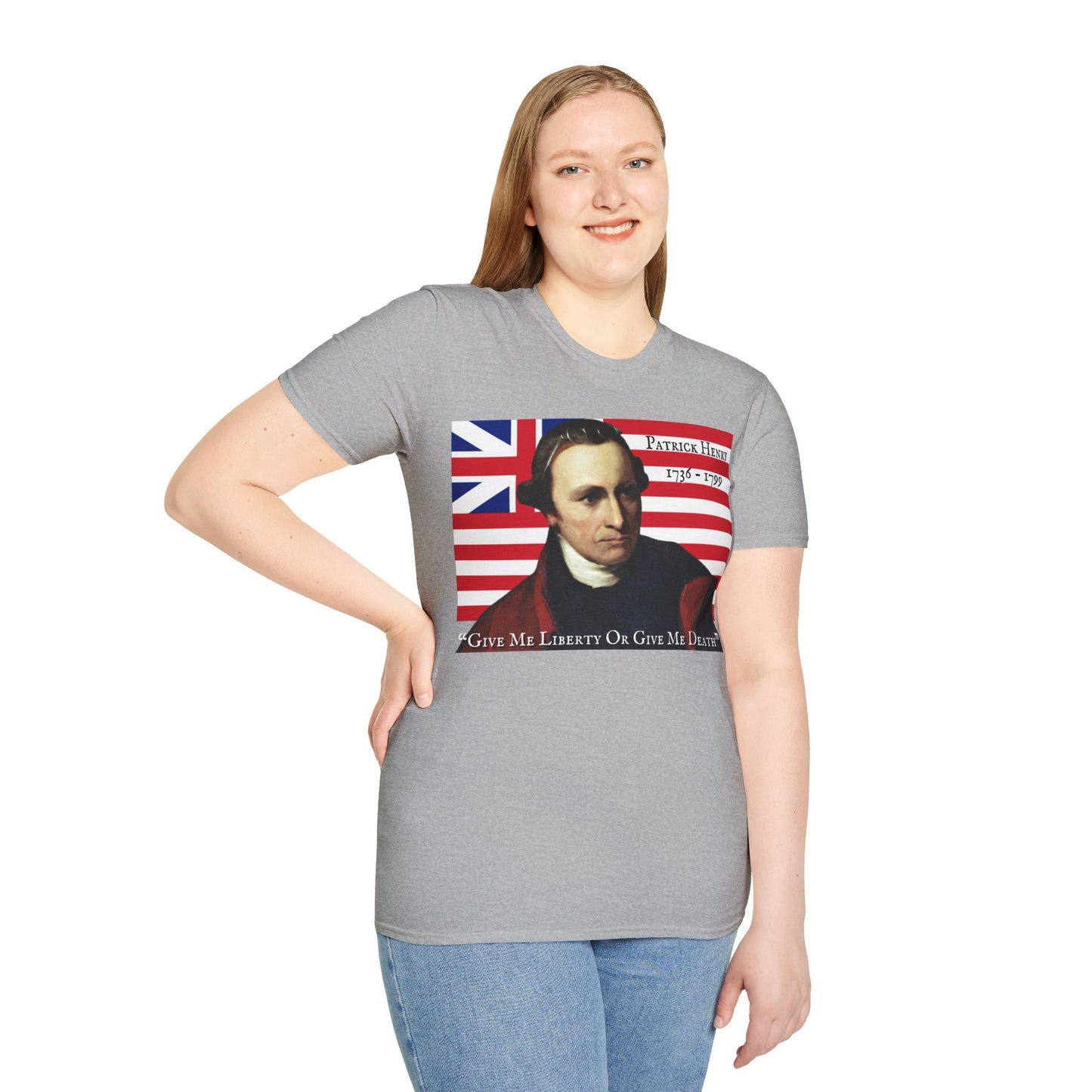 Patrick Henry Light colors Unisex T-Shirt by theGreenDragonTavern.shop