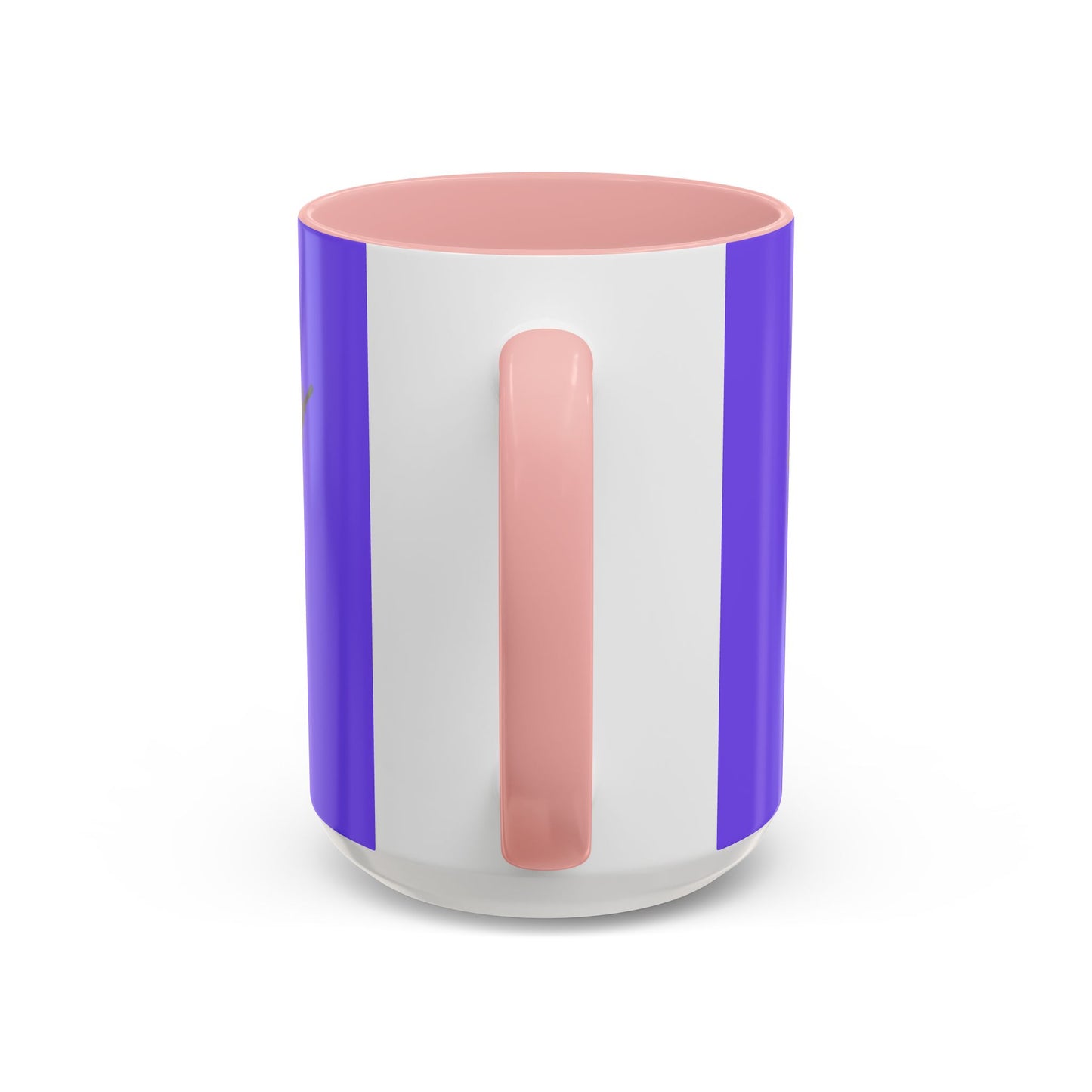 Hula Girl Packin' Heat Light Purple Accent Mug by theGreenDragonTavern.shop