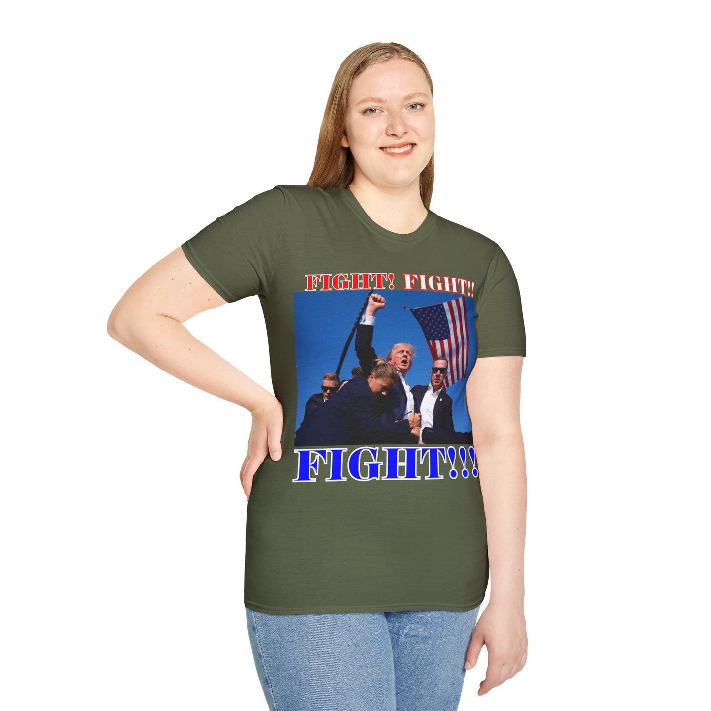 FIGHT! FIGHT!! FIGHT!!! Dark colors Unisex T-Shirt by theGreenDragonTavern.shop
