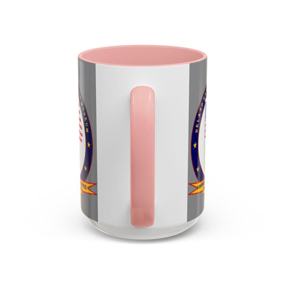 DeLand Naval Air Station Museum Grey Accent Mug by theGreenDragonTavern.shop