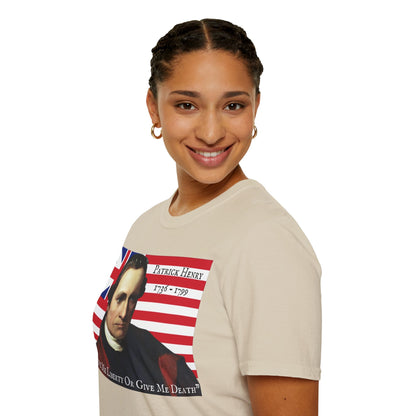 Patrick Henry Light colors Unisex T-Shirt by theGreenDragonTavern.shop