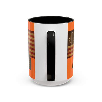 Washington's Earnest Prayer Orange Accent Mug by theGreenDragonTavern.shop