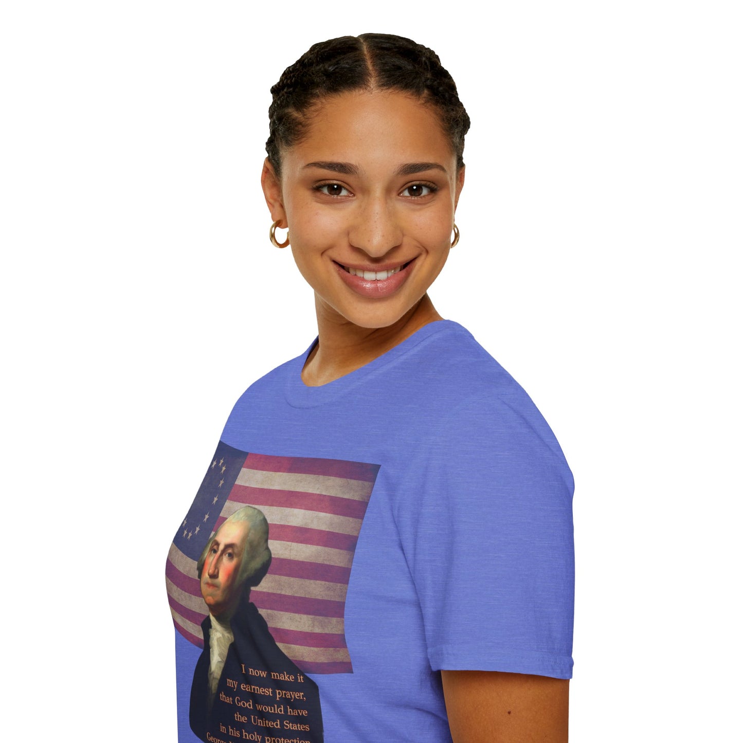 Washington's Earnest Prayer Light colors Unisex T-Shirt by theGreenDragonTavern.shop