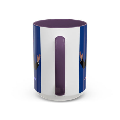 Trump...will be Trump Dark Blue Accent Mug by theGreenDragonTavern.shop