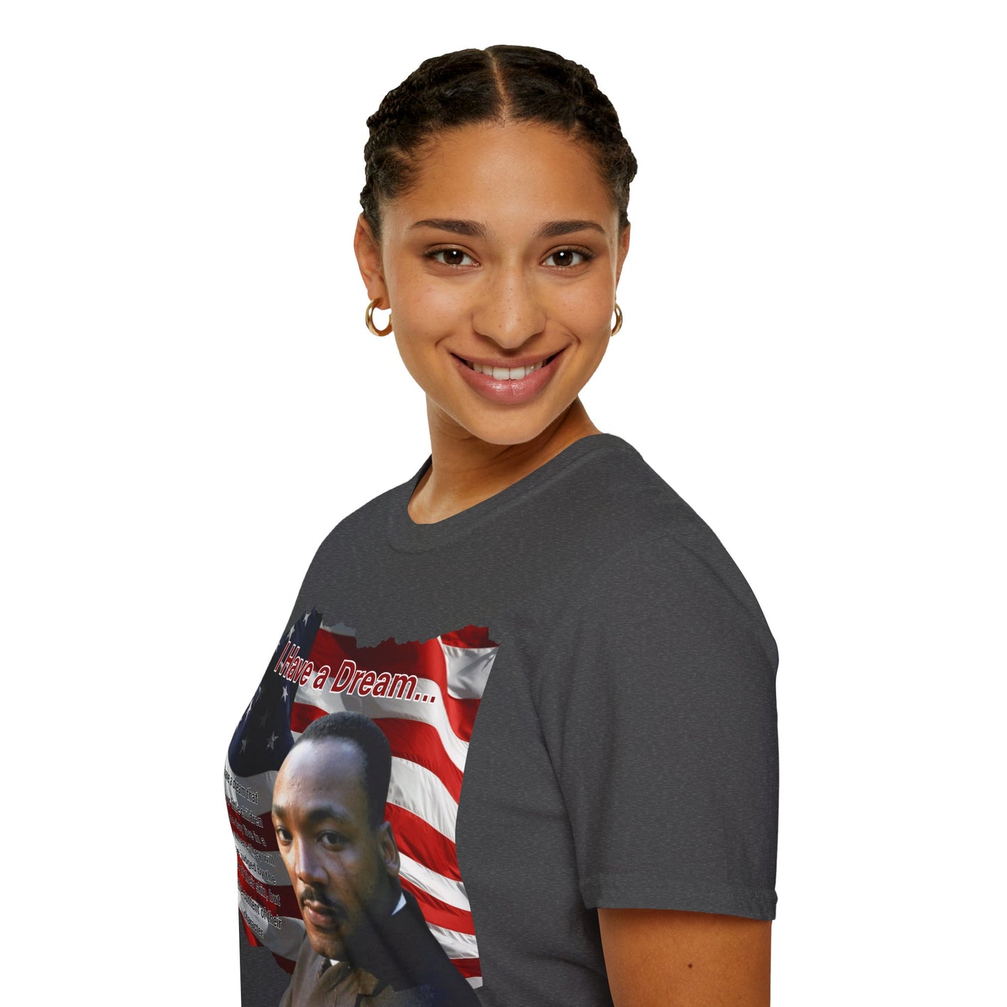 "I Have a Dream" MLKJr Dark colors Unisex T-Shirt by theGreenDragonTavern.shop
