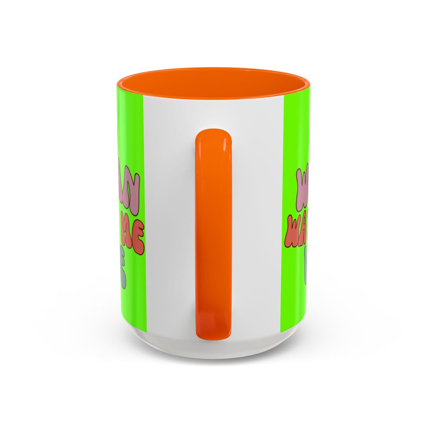 I Am Woman Watch Me Vote Light Green Accent Mug by theGreenDragonTavern.shop