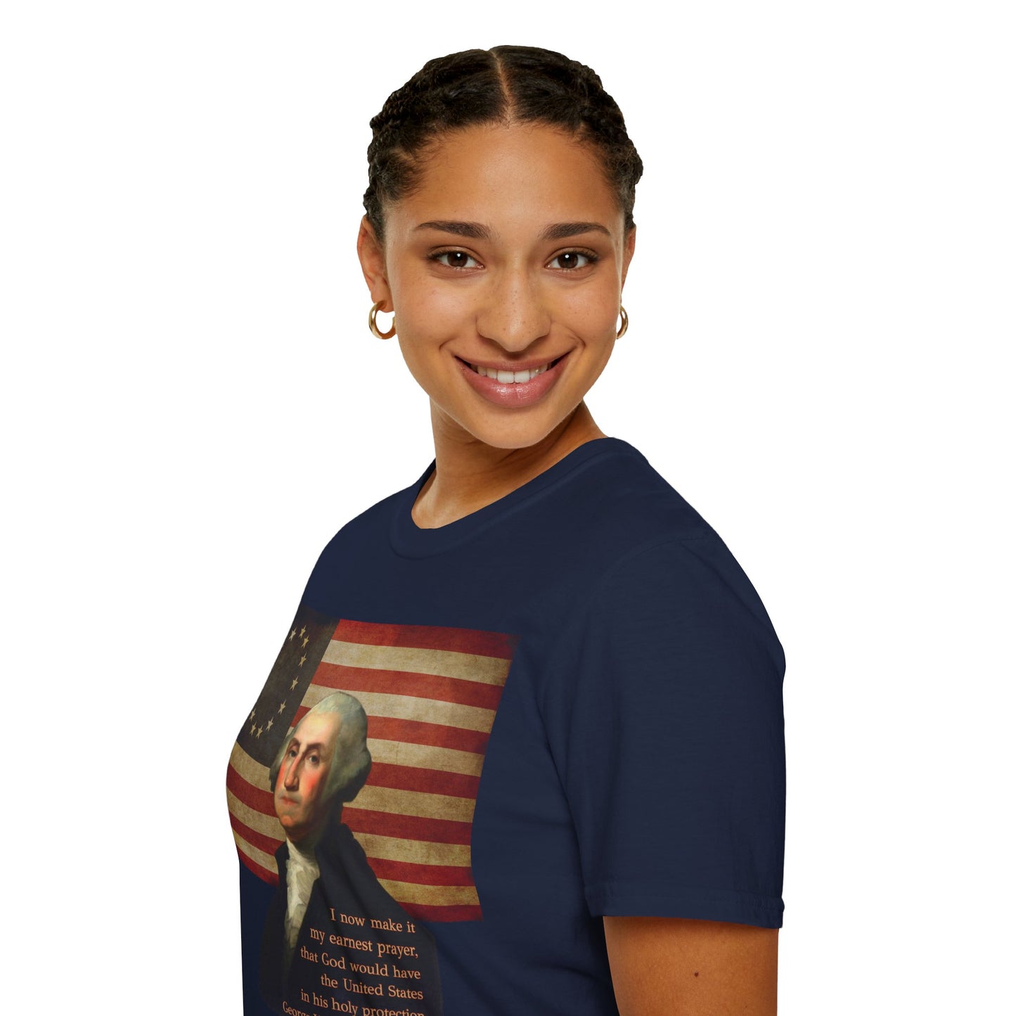 Washington's Earnest Prayer Dark colors Unisex T-Shirt by theGreenDragonTavern.shop