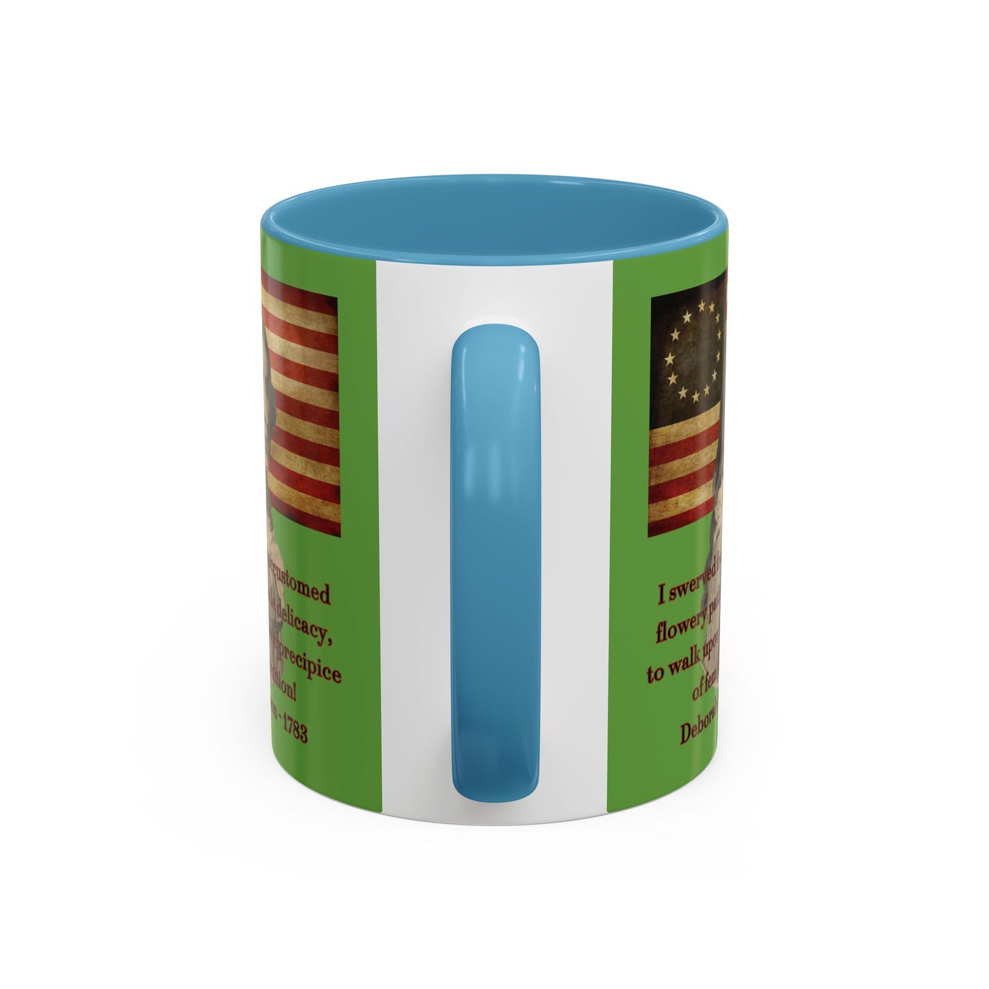 Deborah Sampson, America's Mulan Green Accent Mug by theGreenDragonTavern.shop