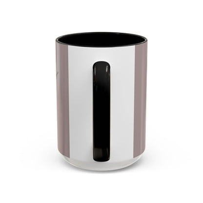 Hula Girl Packin' Heat Grey Accent Mug by theGreenDragonTavern.shop