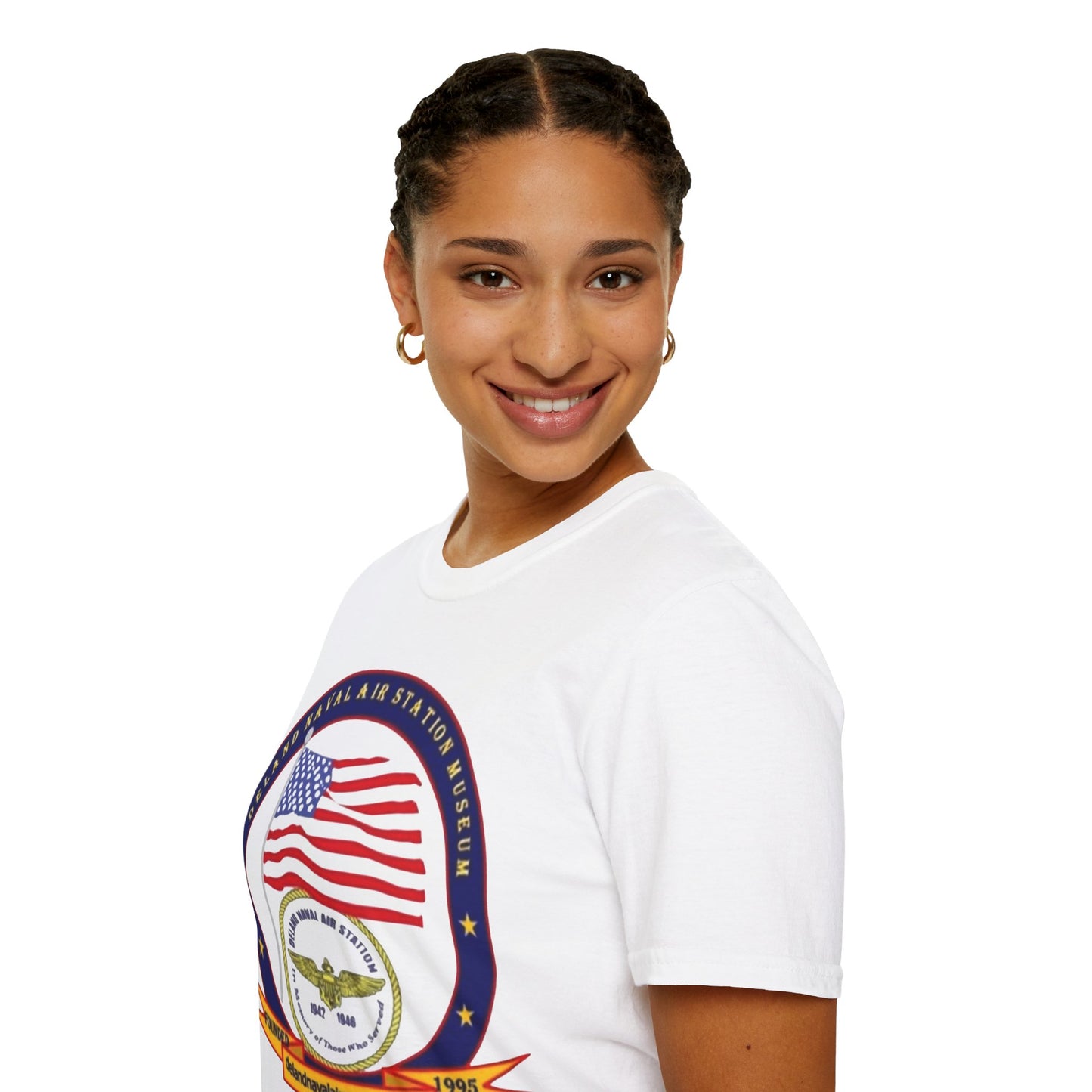 DeLand Naval Air Station Museum Lighter Colors Unisex T-Shirt by theGreenDragonTavern.shop