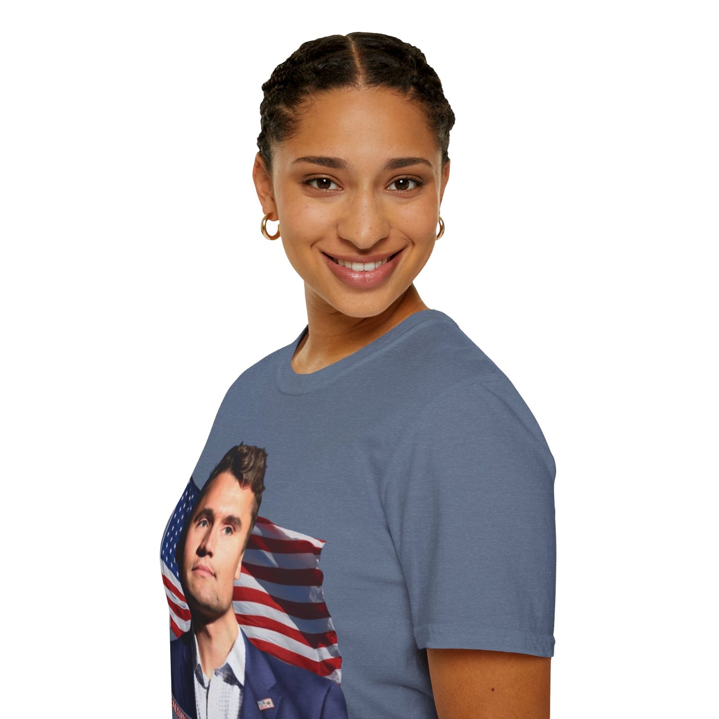 Charlie Kirk, Healthy Debate Dark colors Unisex T-Shirt by theGreenDragonTavern.shop