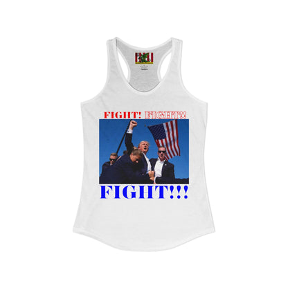 FIGHT! FIGHT!! FIGHT!!! Women's Racerback Tank Top by theGreenDragonTavern.shop