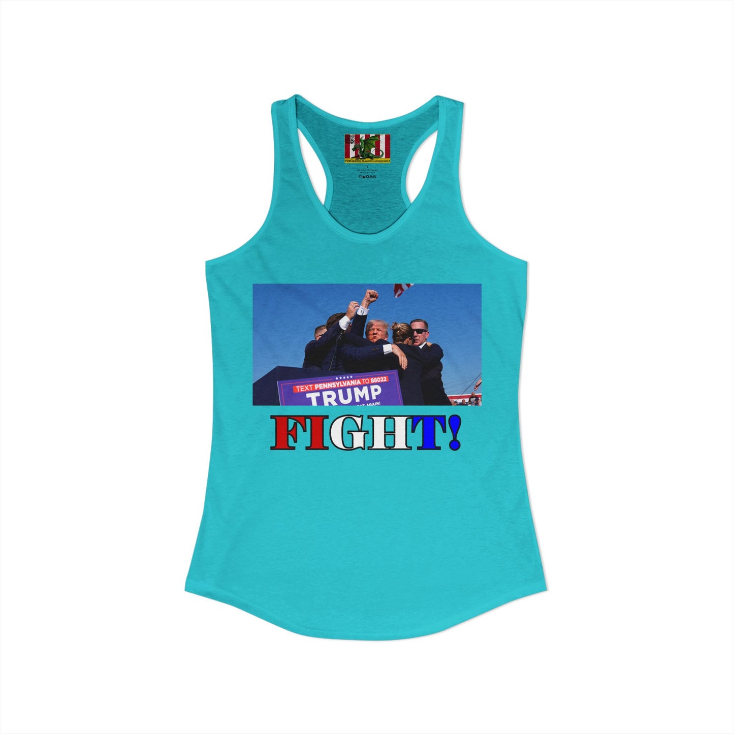 Fight! Women's Racerback Tank Top by theGreenDragonTavern.shop