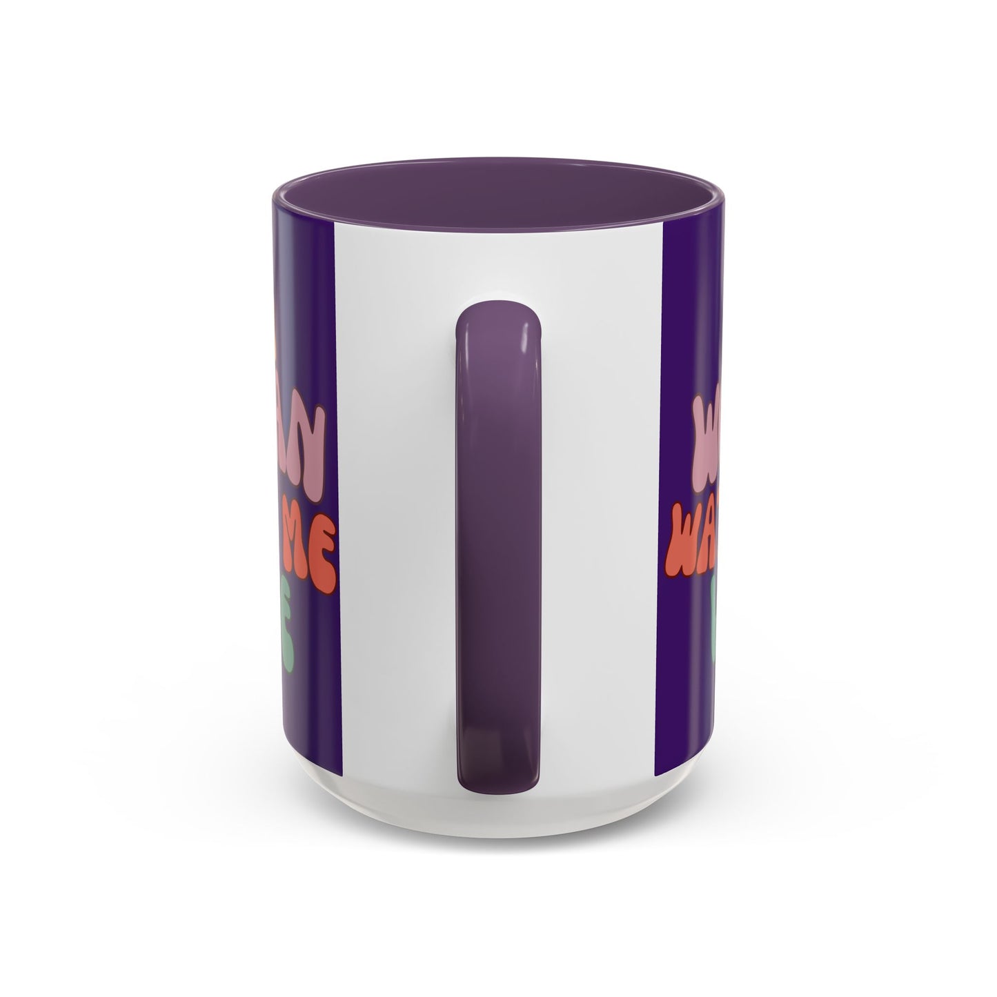 I Am Woman Watch Me Vote Dark Purple Accent Mug by theGreenDragonTavern.shop