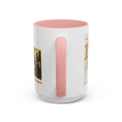 Declaration of Independence White Accent Mug by theGreenDragonTavern.shop