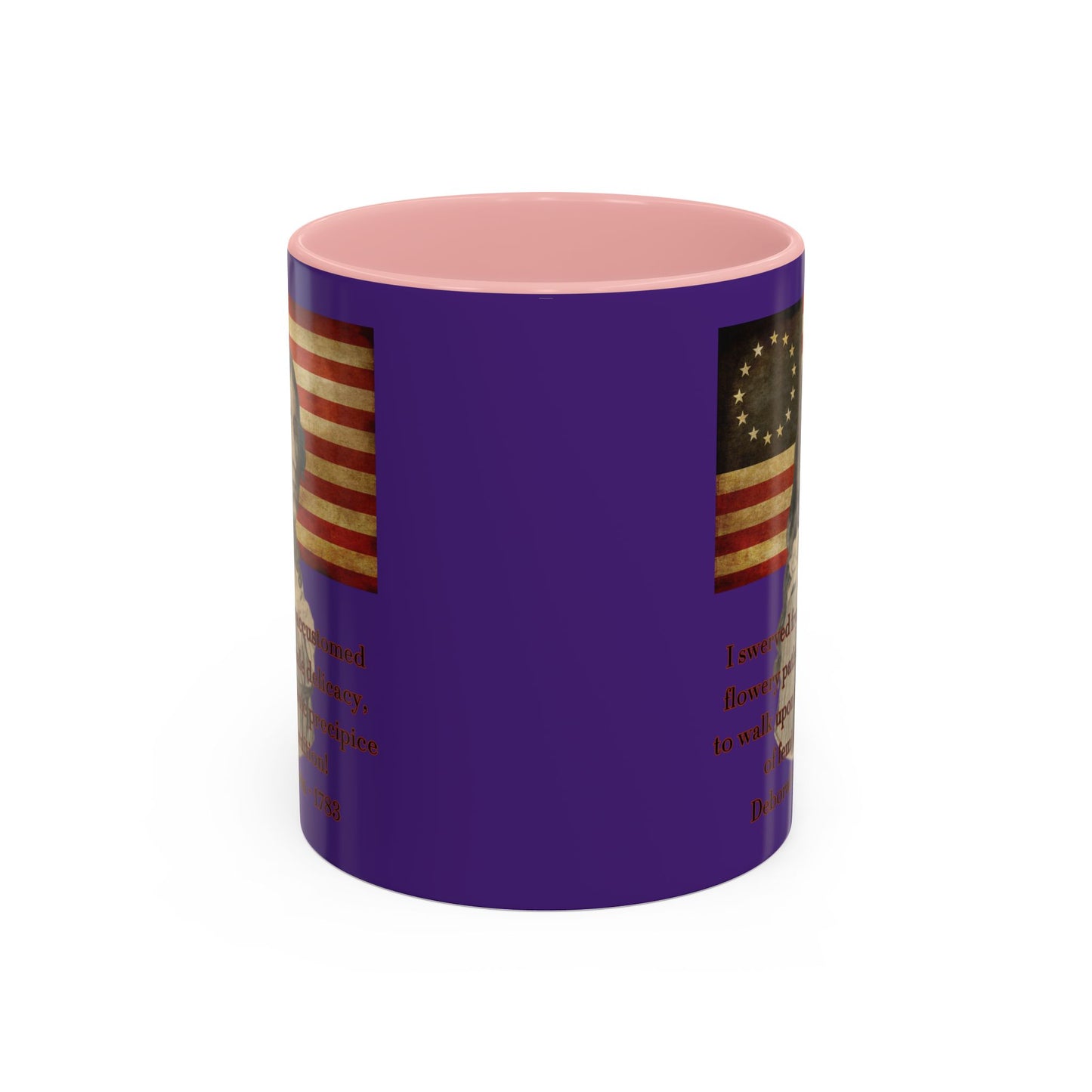 Deborah Sampson, America's Mulan Dark Purple Accent Mug by theGreenDragonTavern.shop