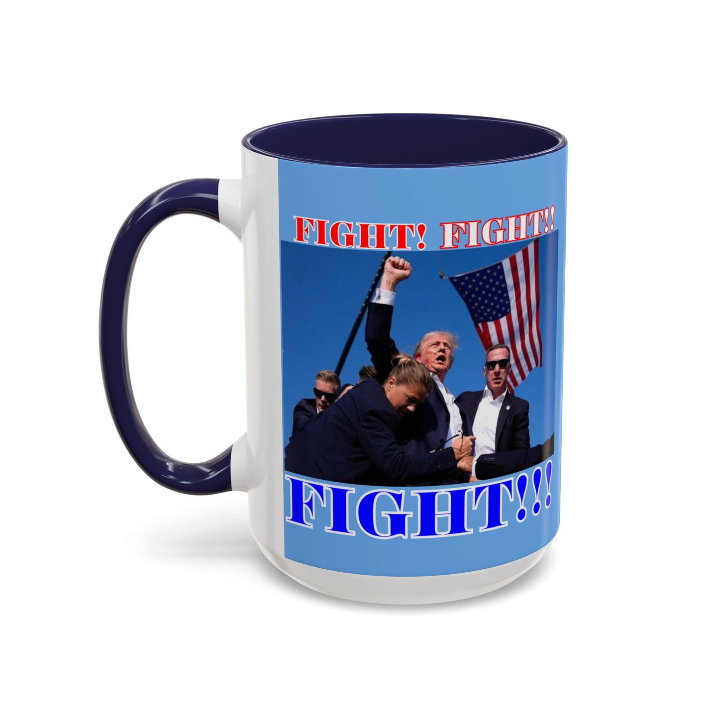 FIGHT! FIGHT!! FIGHT!!! Accent Mug by theGreenDragonTavern.shop