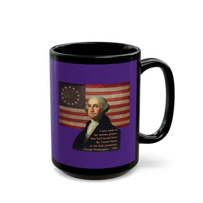 Washington's Earnest Prayer Purple Mug by theGreenDragonTavern.shop