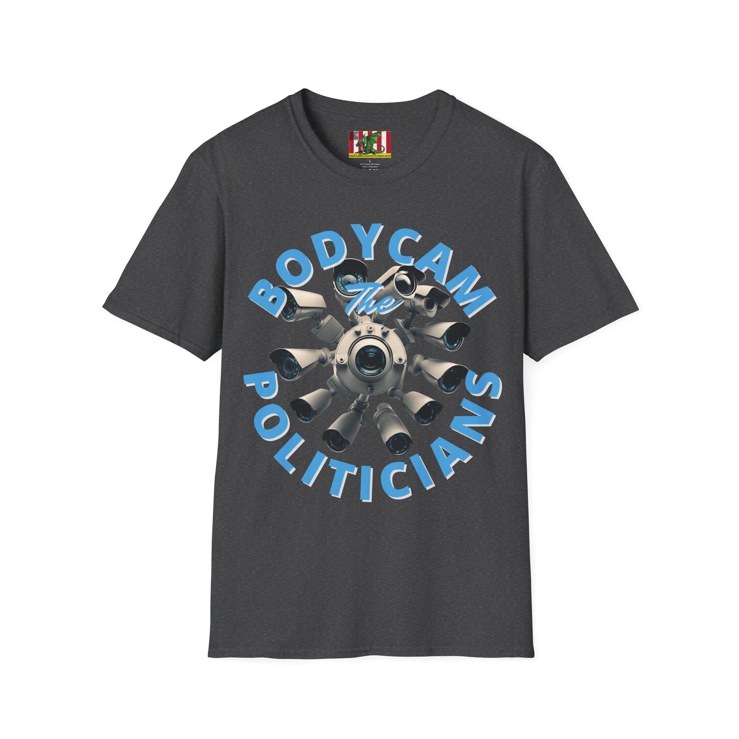 Bodycam the Politicians Cameras Dark colors Unisex T-Shirt by theGreenDragonTavern.shop