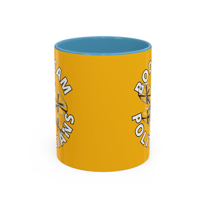 Bodycam the Politicians Drone Yellow Accent Mug by theGreenDragonTavern.shop