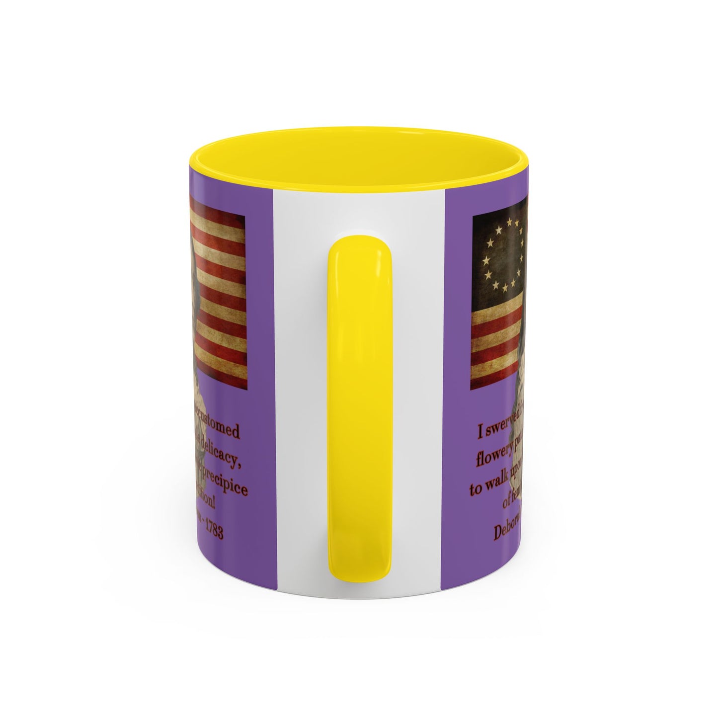 Deborah Sampson, America's Mulan Light Purple Accent Mug by theGreenDragonTavern.shop