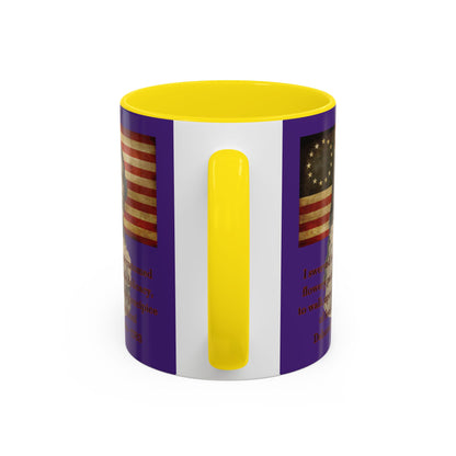 Deborah Sampson, America's Mulan Dark Purple Accent Mug by theGreenDragonTavern.shop