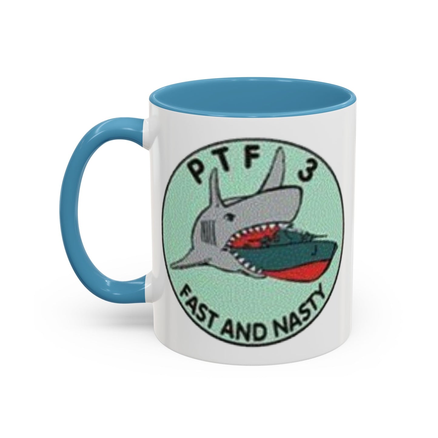 DNASM PTF-3 White Accent Mug by theGreenDragonTavern.shop